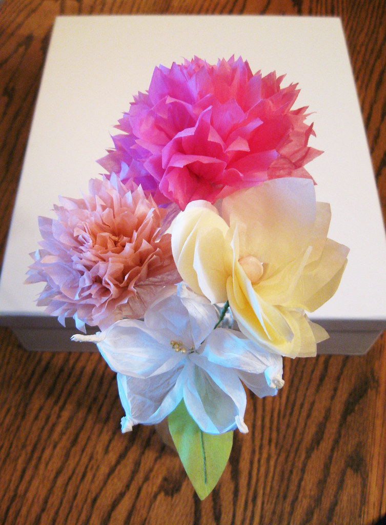 tissue paper flowers made these from the Martha Stewart ki… Flickr