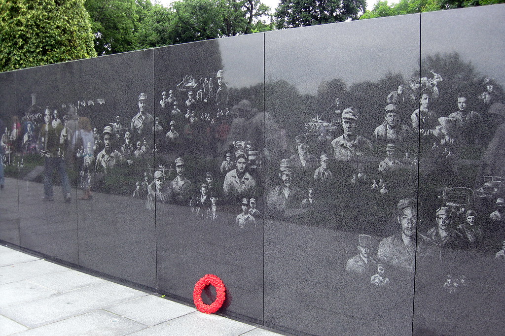 Washington DC Korean War Veterans Memorial The Korean War… Flickr