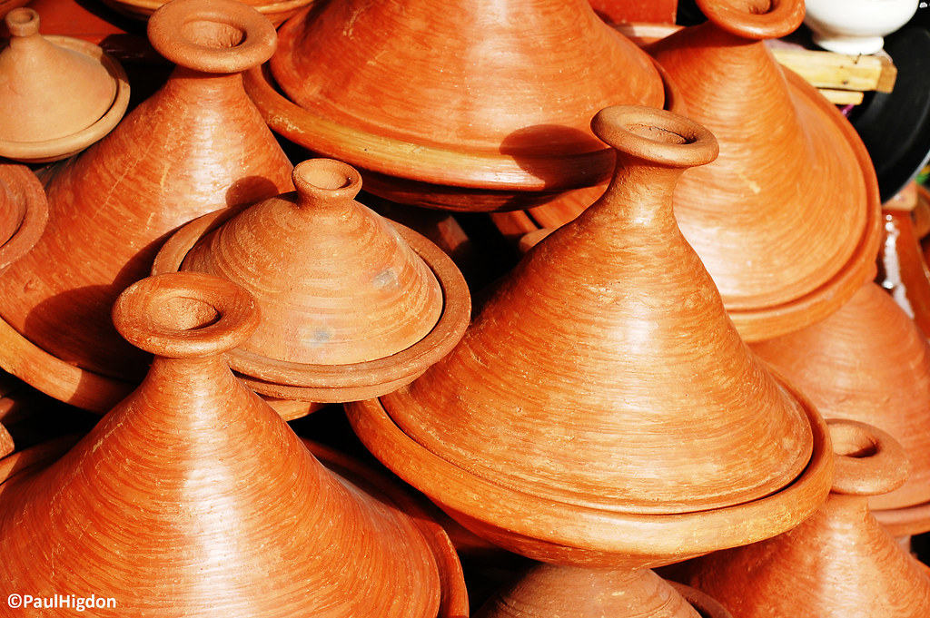 Tagines, Marrakesh Tagines for sale at the side of the roa… Flickr