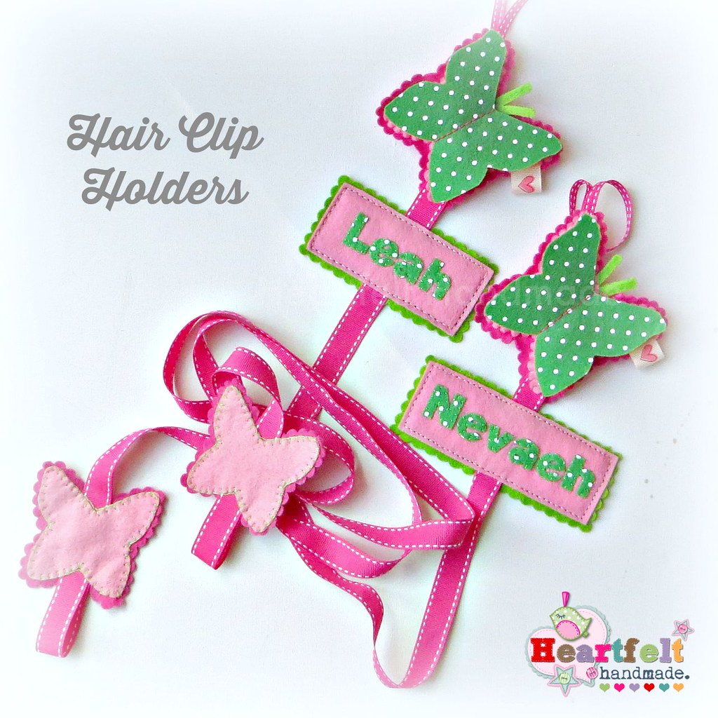 Hair Clip Holders heartfelthandmade Flickr