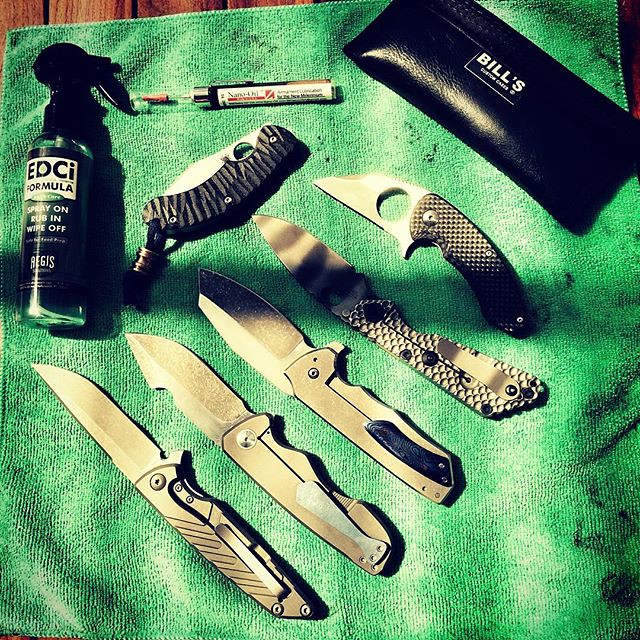 some nanooil and aegis solution for the knives, nanooil … Flickr