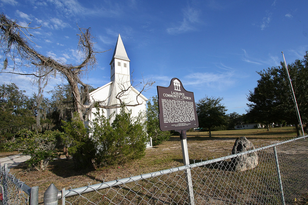 La Grange Community Church Site of the first church erecte… Flickr