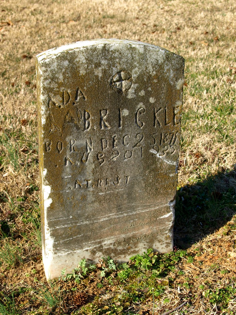Ada Abrickle Raleigh City Cemetery. Raleigh, NC. Tom Flickr