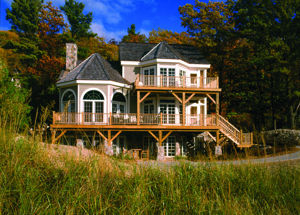 Manitou Shores Timber Frame Home Exterior a photo on Flickriver
