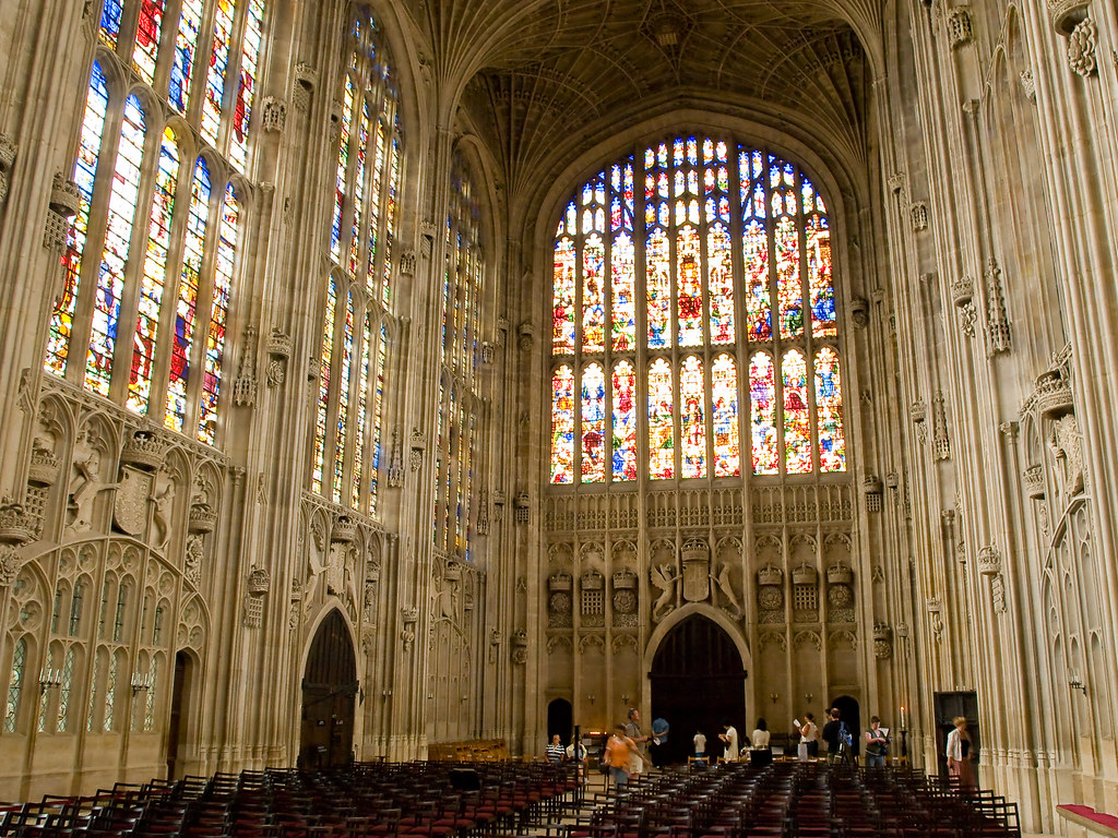 King's College Chapel, Cambridge (1) Inside the beautiful … Flickr