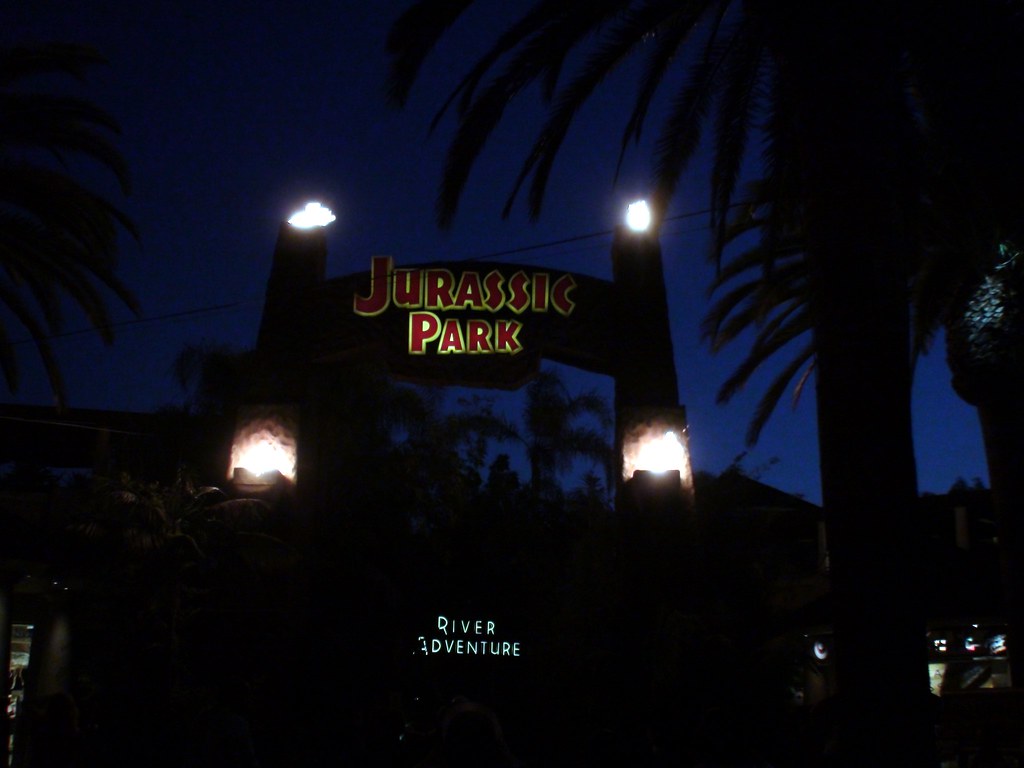 Universal Studios Hollywood Jurassic Park Sign Sabrina