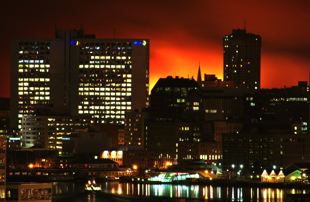Herring Cove on Fire This is not a sunset, there is a terr… Flickr