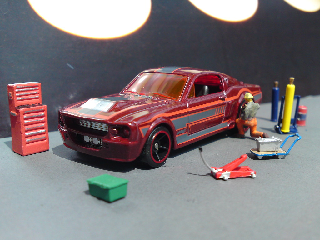 Hot Wheels (Ford Mustang) 67 Shelby GT500 in the Shop a photo on
