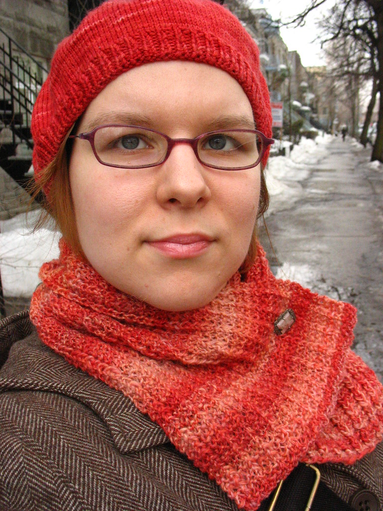 new scarf made from A Verb For Keeping Warm's December Clu… Flickr