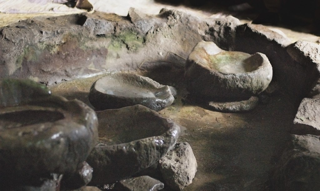 The Holy Water Collection Basin in the Church at the Monas… Flickr