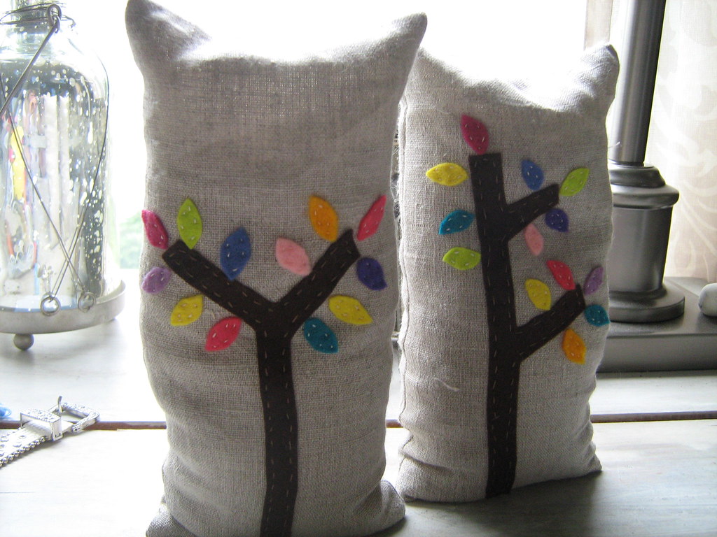 Mod Tree Bean Bag Bookends Filled with rice, these hefty b… Flickr