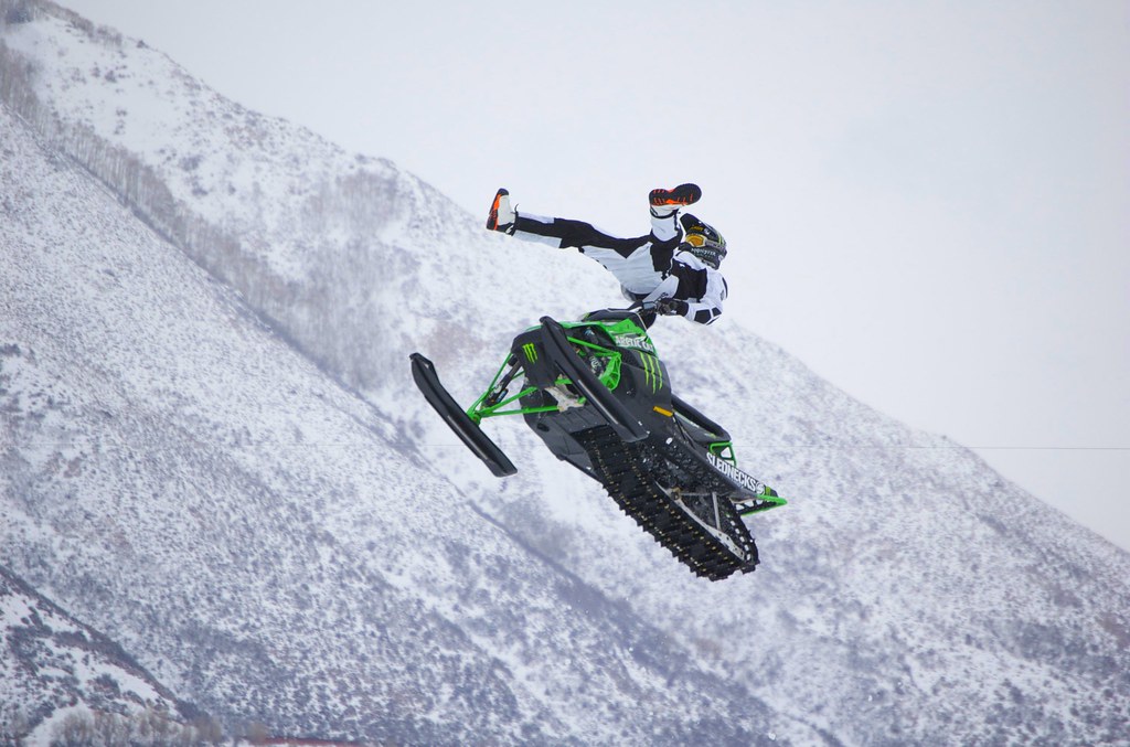 Snowmobile freestyle, Winter X Games, Aspen, CO Anish Palekar Flickr