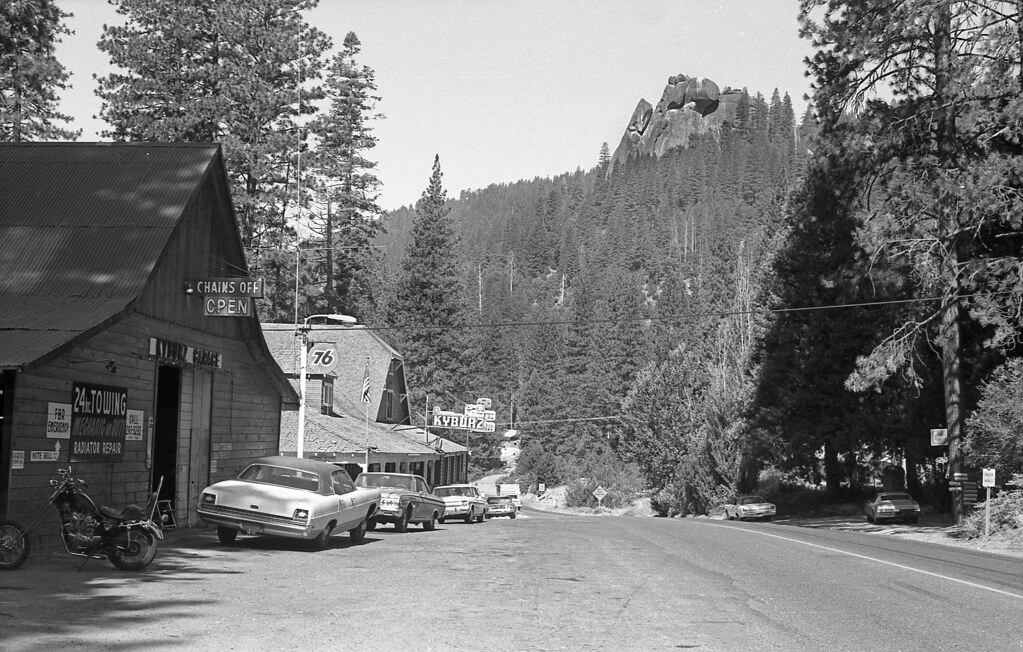 Kyburz, California 1973 Spring 1973 Looking westbound on… Flickr