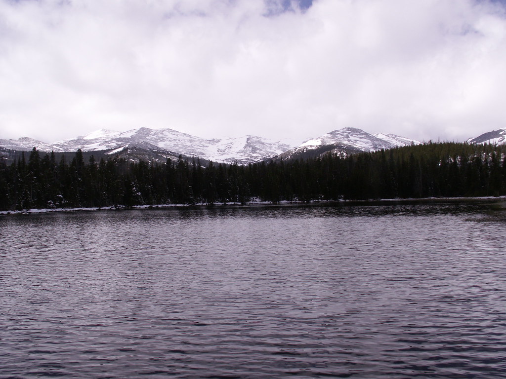 Old Crow Lake... Old Crow Lake after fresh snowfall. June … Flickr