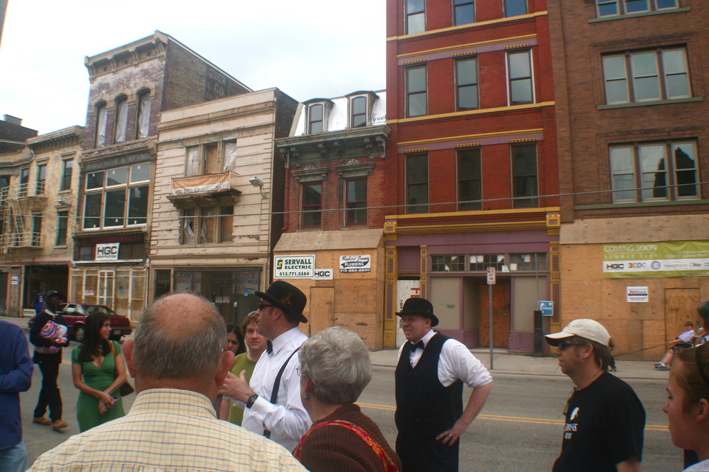Queen City Underground Tour The guides point out some old … Flickr