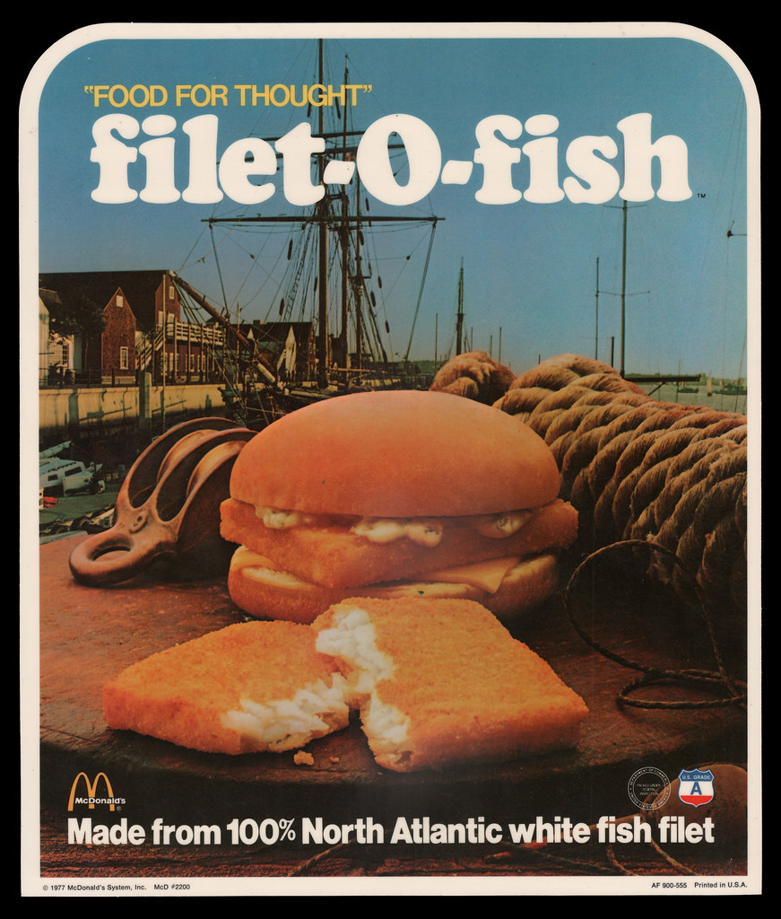 McDonald's Plastic Signage FiletOFish 1977 Flickr