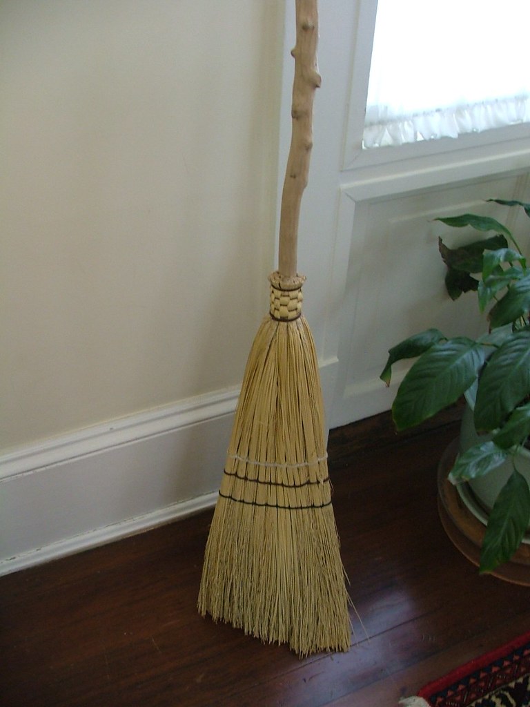 Handmade Broom Handle is made of pine. Broom made of surp… Flickr