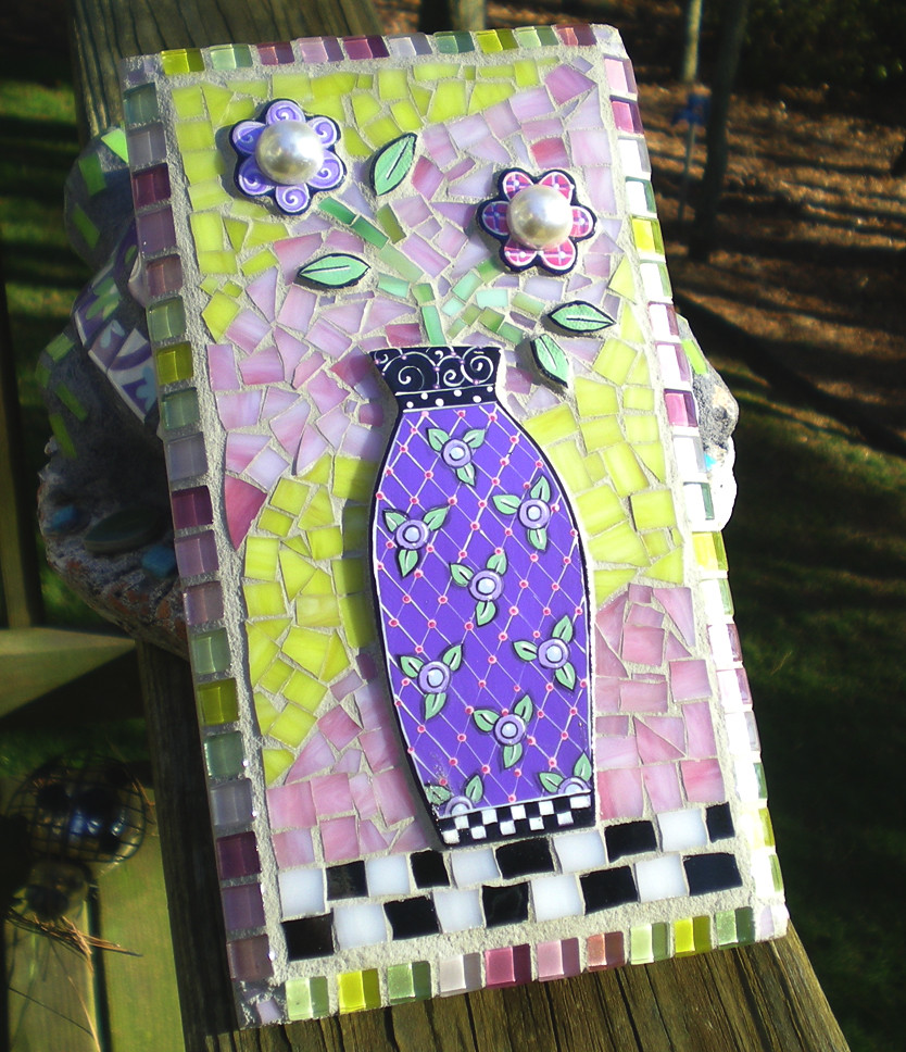Mosaic Vase Wall Art artsyphartsy (Kathleen) Flickr
