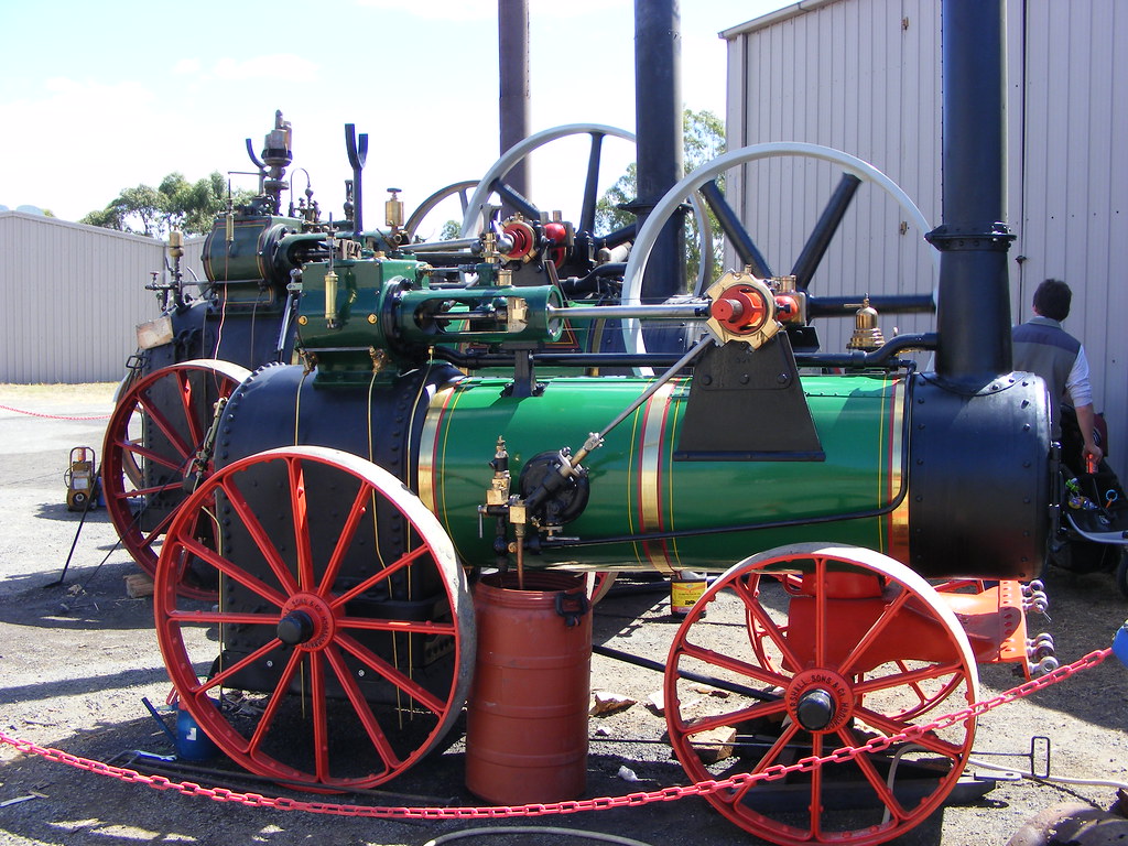 Marshall Portable steam engine closeup bparo2003 Flickr