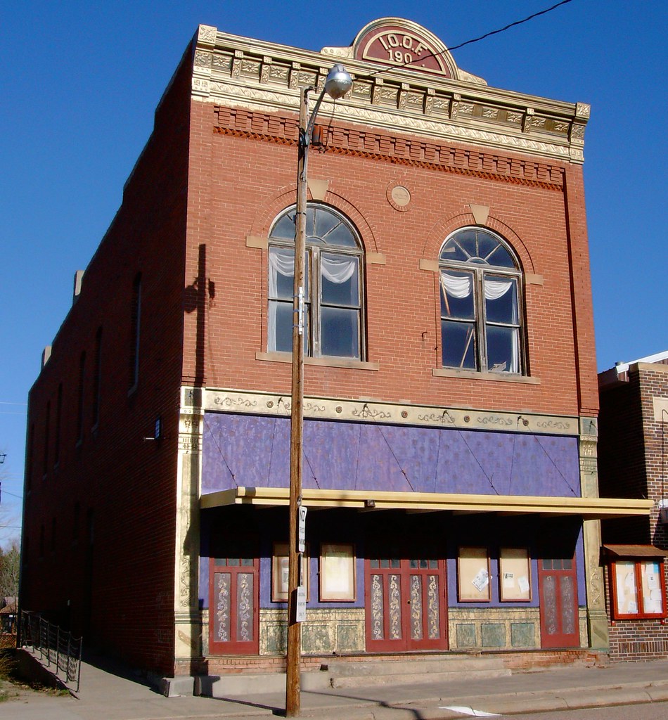 Old I.O.O.F. Hall (Harrison, Nebraska) This ca. 1909 Itali… Flickr