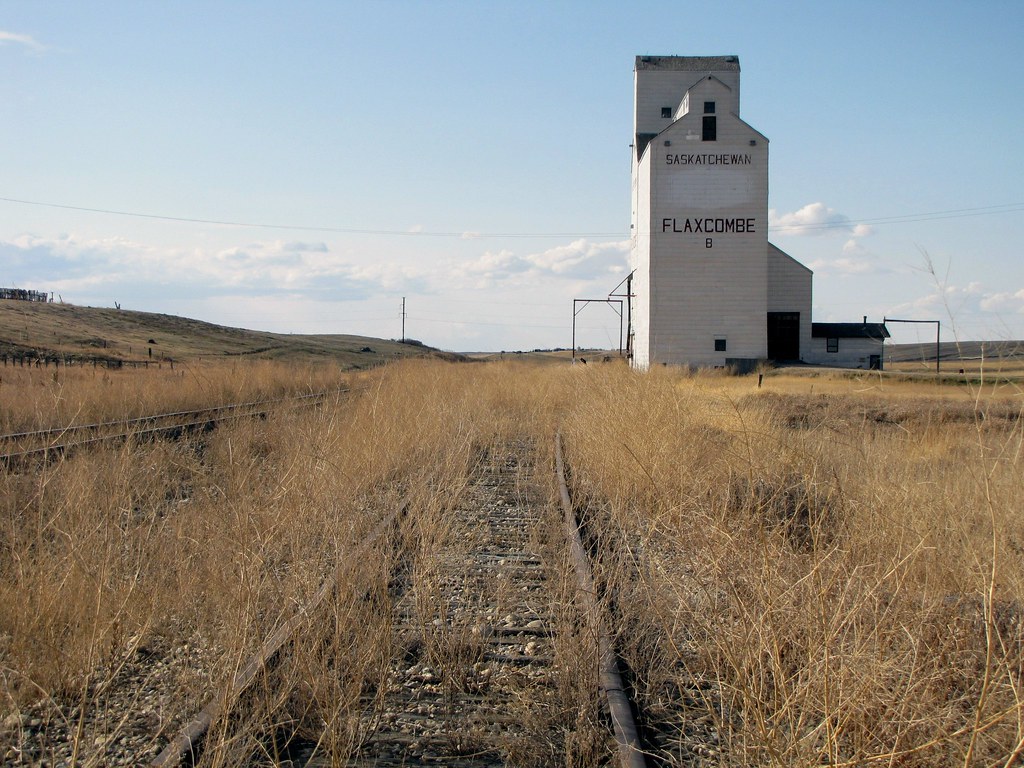 Abandoned Rail at Sk The rails on the left side… Flickr