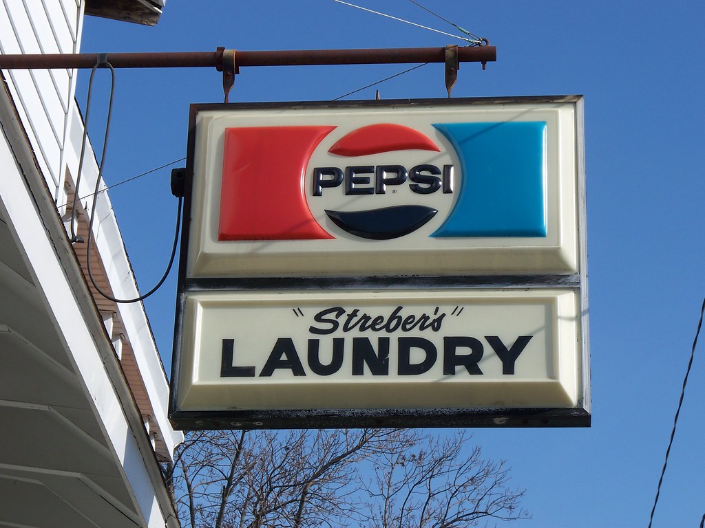 OH New Vienna Streber's Laundry Pepsi sign for Streber's… Flickr