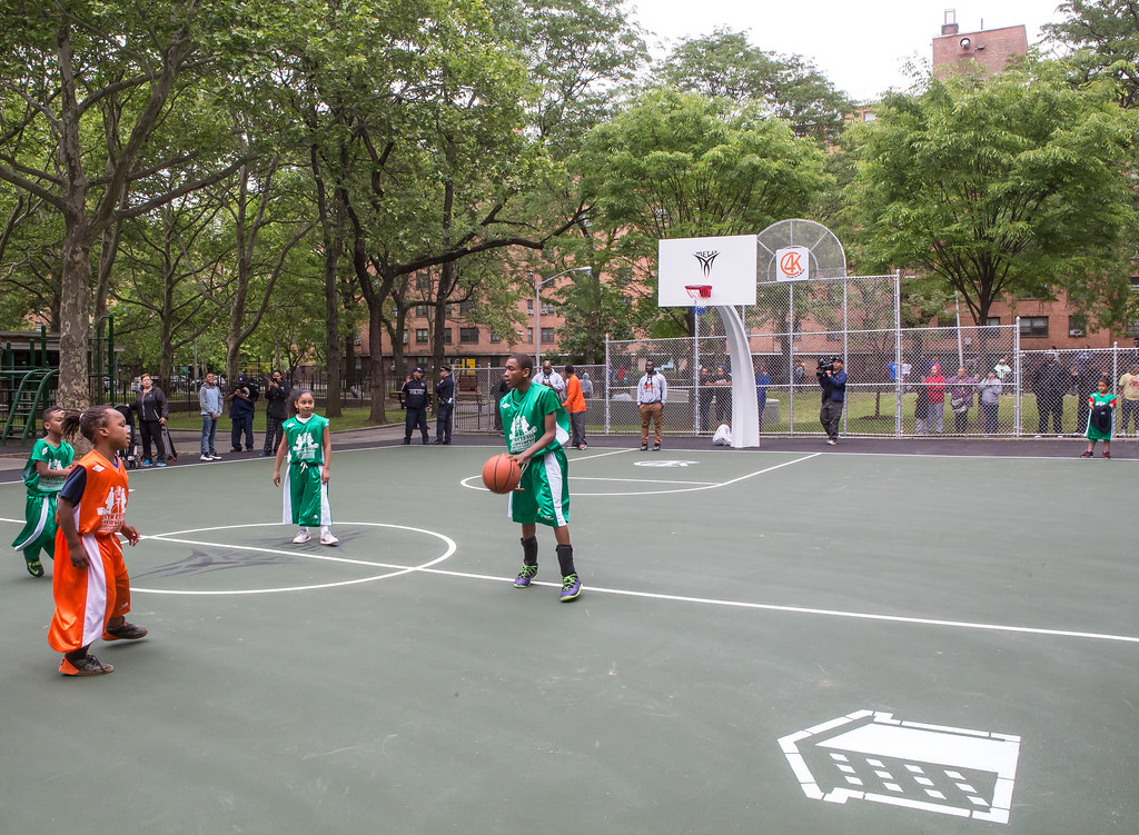 Carmelo Anthony Foundation Basketball Court Dedication at … Flickr