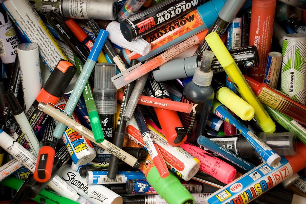 art / graffiti markers A few of more of my collection. © b… Flickr