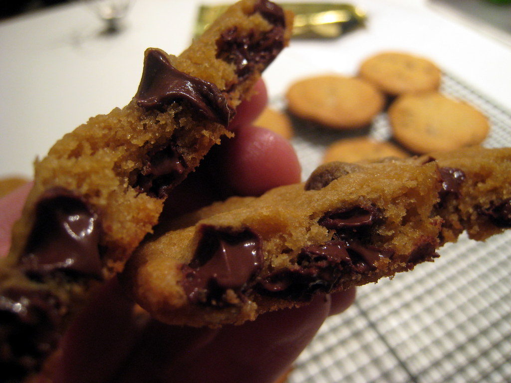 Puffy Chocolate Chip Cookies Alton Brown's puffy chocolate… Flickr