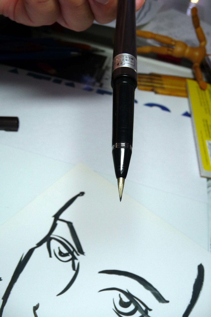 Kuretake No 8 Fountain Hair Brush Pen Brush pen review Alberto Flickr