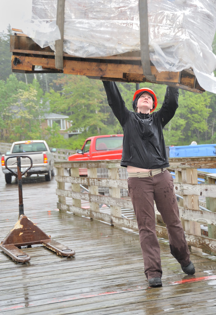 Casco Bay Lines, deck crew, Portland, Maine, May 29, 2009 a photo on