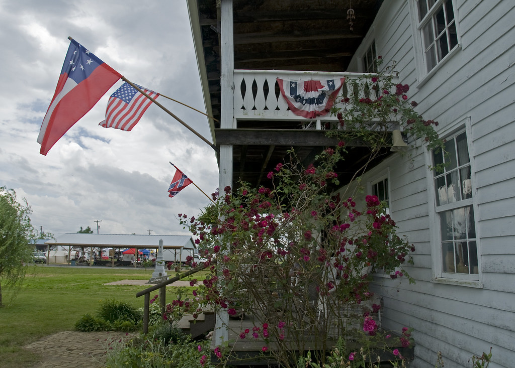 flags house The Battle of Sacramento, Kentucky. ©2010 Alle… Flickr