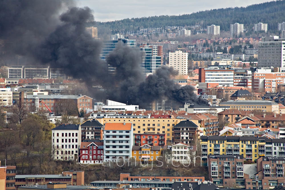 Fire at Ensjø, Oslo, Norway Larger view Oslo, Norway. Fire… Flickr