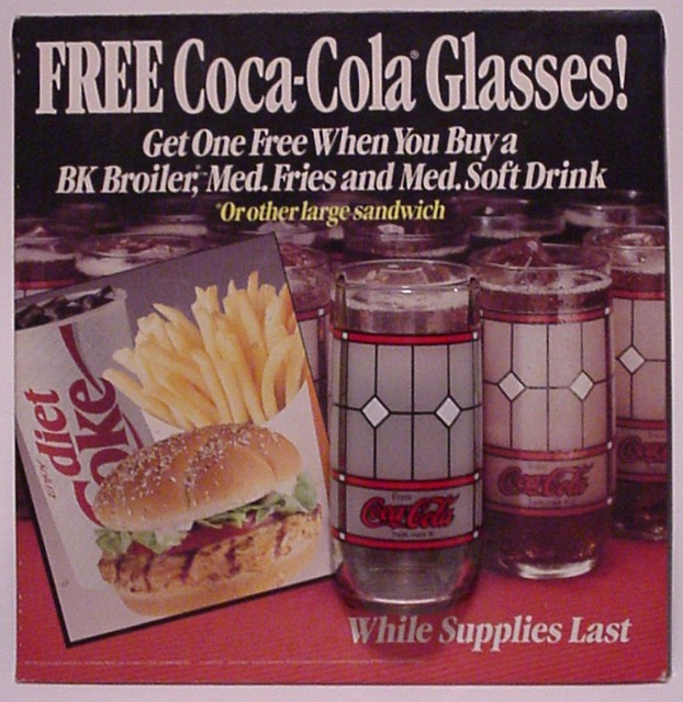 1991 Burger King Coca Cola Display 1991 Burger King Enjoy … Flickr