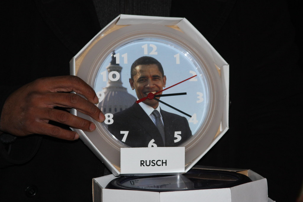 wall obama clock dbfranklin1 Flickr