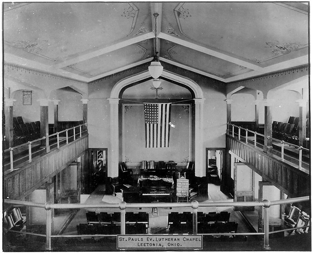 Leetonia OH St Pauls ELC Interior 1916 St. Paul's Evangeli… Flickr