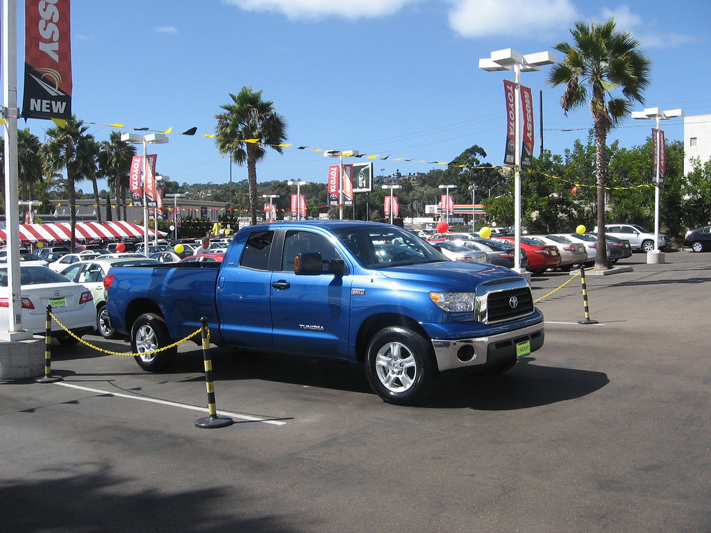 Toyota Tundra waiting to be delivered 10507 (for a lar