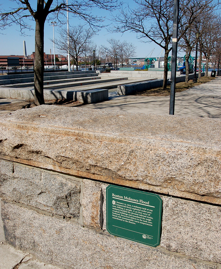 Boston Molasses Flood Plaque In Boston, MA Curious Expeditions Flickr