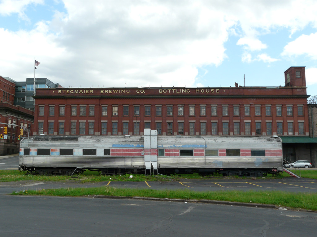 Stegmaier Brewing and Train Car, WilkesBarre, PA Kim Snyder Flickr