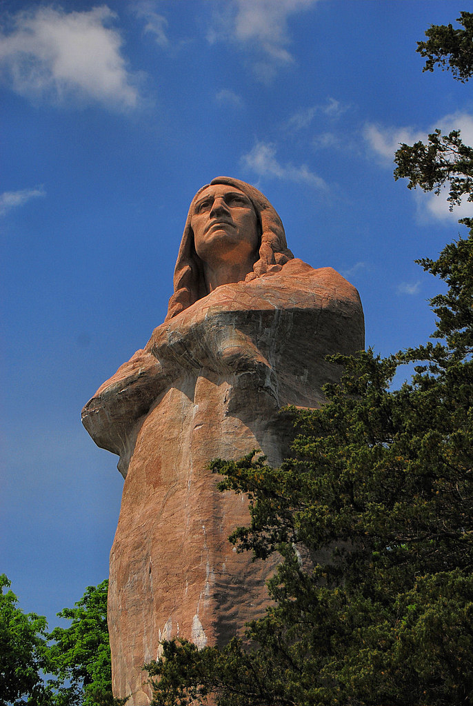 Blackhawk Indian Monument on the Rock River, IL LyndaDi Flickr