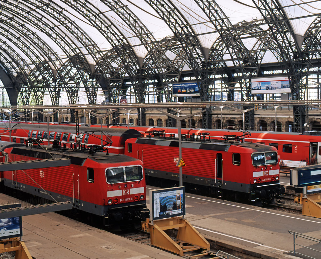 Train station, Dresden, Germany. Mamiya RZ67 110mm f/2.8 F… Flickr