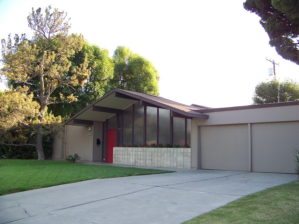 Eichler home Orange, CA Tiki Lisa Flickr