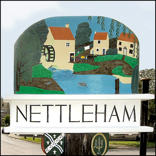 Village Sign, Nettleham, Lincolnshire This two sided villa… Flickr