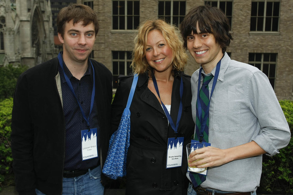 Lockhart Steele, Brooke Hammerling, Ricky Van Veen Flickr