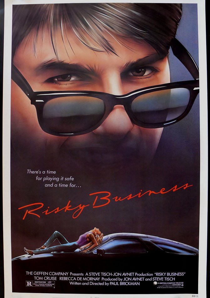 Risky Business movie poster VisualStation Flickr