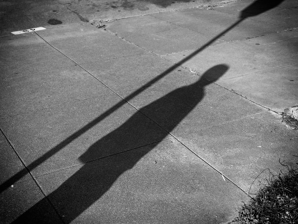 Long Shadow A man can think so long his brain could well e… Flickr