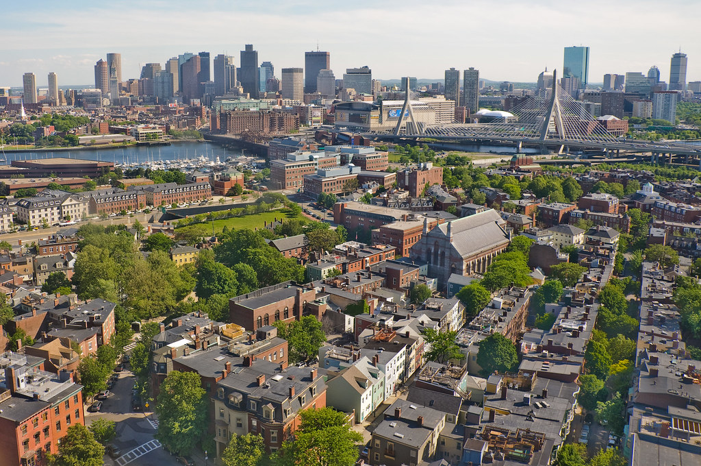 Boston from Bunker Hill This was taken from the top of the… Flickr