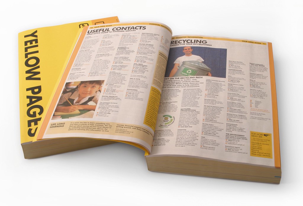 Yellow Pages A yellow pages phone directory suitable for r… Flickr