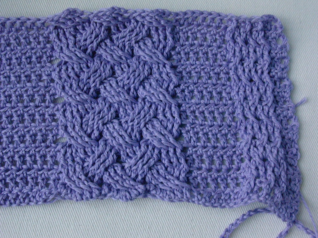 cable crochet baby blanket detail amazing how you can do c… Flickr