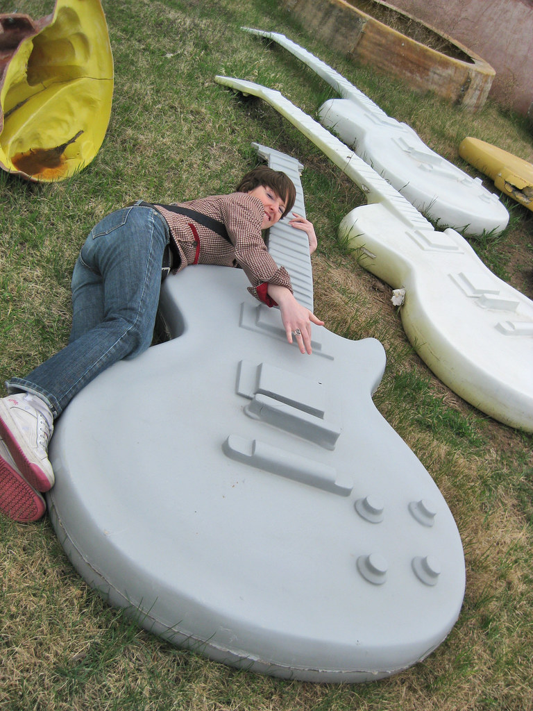 Giant Fiberglass Guitar at F.A.S.T. Corporation. Fiberglas… Flickr